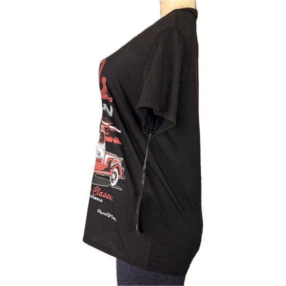 Lauren Moshi M Black Crew Mel's Diner Hollywood Ca. Graphic Short Sleeve T-Shirt - Picture 5 of 6